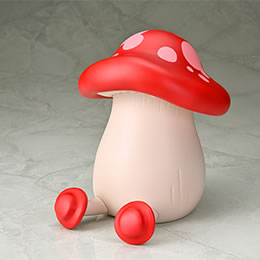 ソフビ 歩き茸［赤］