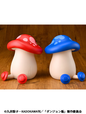 ソフビ 歩き茸［赤］／［青］