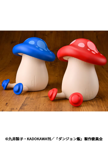 ソフビ 歩き茸［赤］／［青］